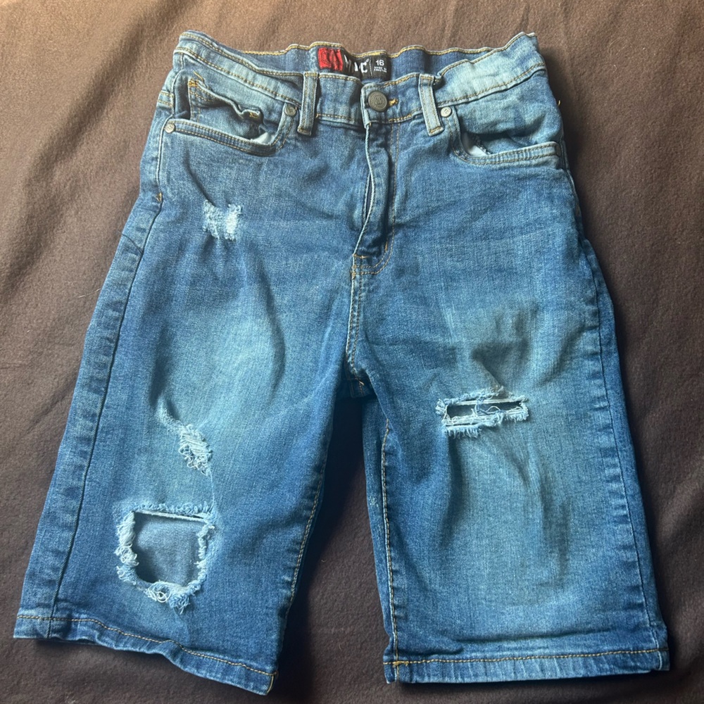 PANYC Classic Stretch Denim shorts - Distressed